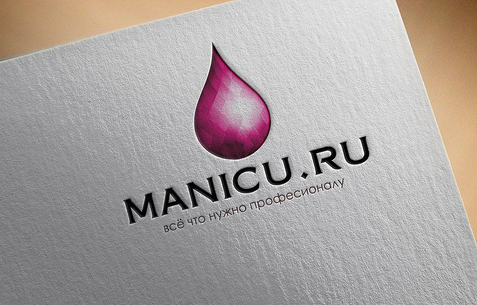 Наше портфолио - Логотип для &quot;Manicu.ru&quot;