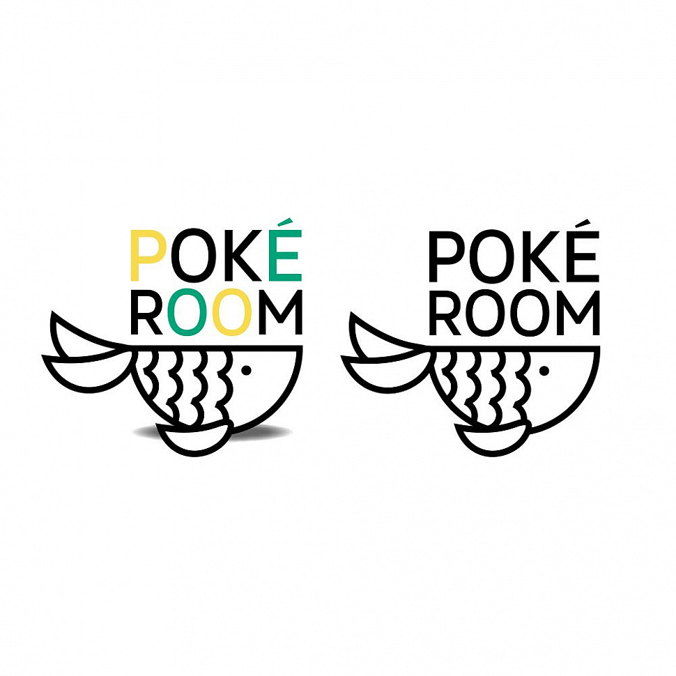 Наше портфолио - Логотип и фирменный стиль для ресторана гавайской кухни &quot;Poké Room&quot;