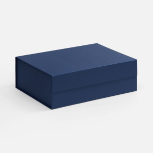 Коробка складная RealBig Fold, темно-синяя