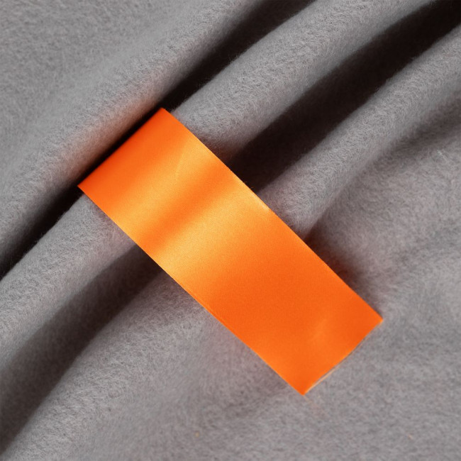 Лента сатиновая Satin 35 XXL, оранжевая, 220 см